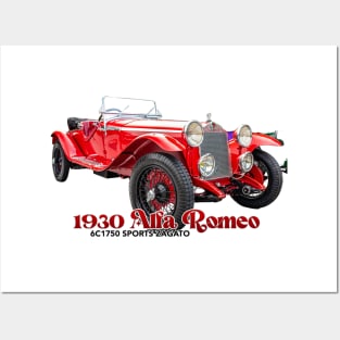 1930 Alfa Romeo 6C1750 Sports Zagato Posters and Art